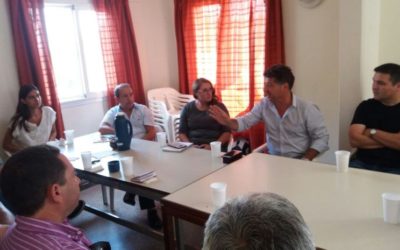 Reunión de equipo de la sede de extensión áulica de San Andrés de Giles